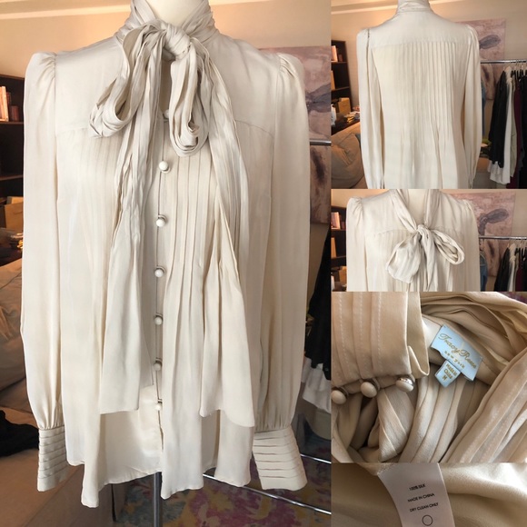 Tracy Reese silk blouse size medium - Picture 1 of 6